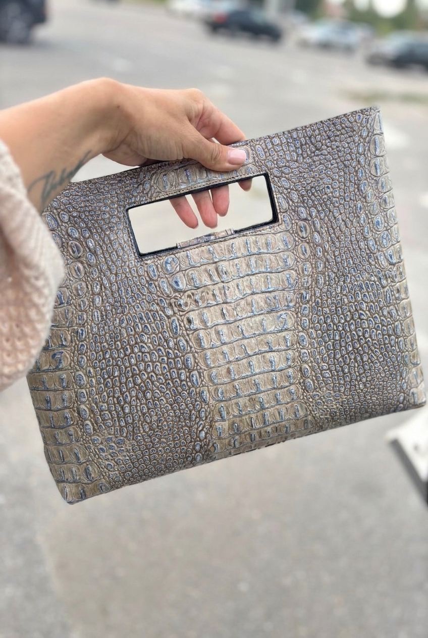 Leather bag Snake