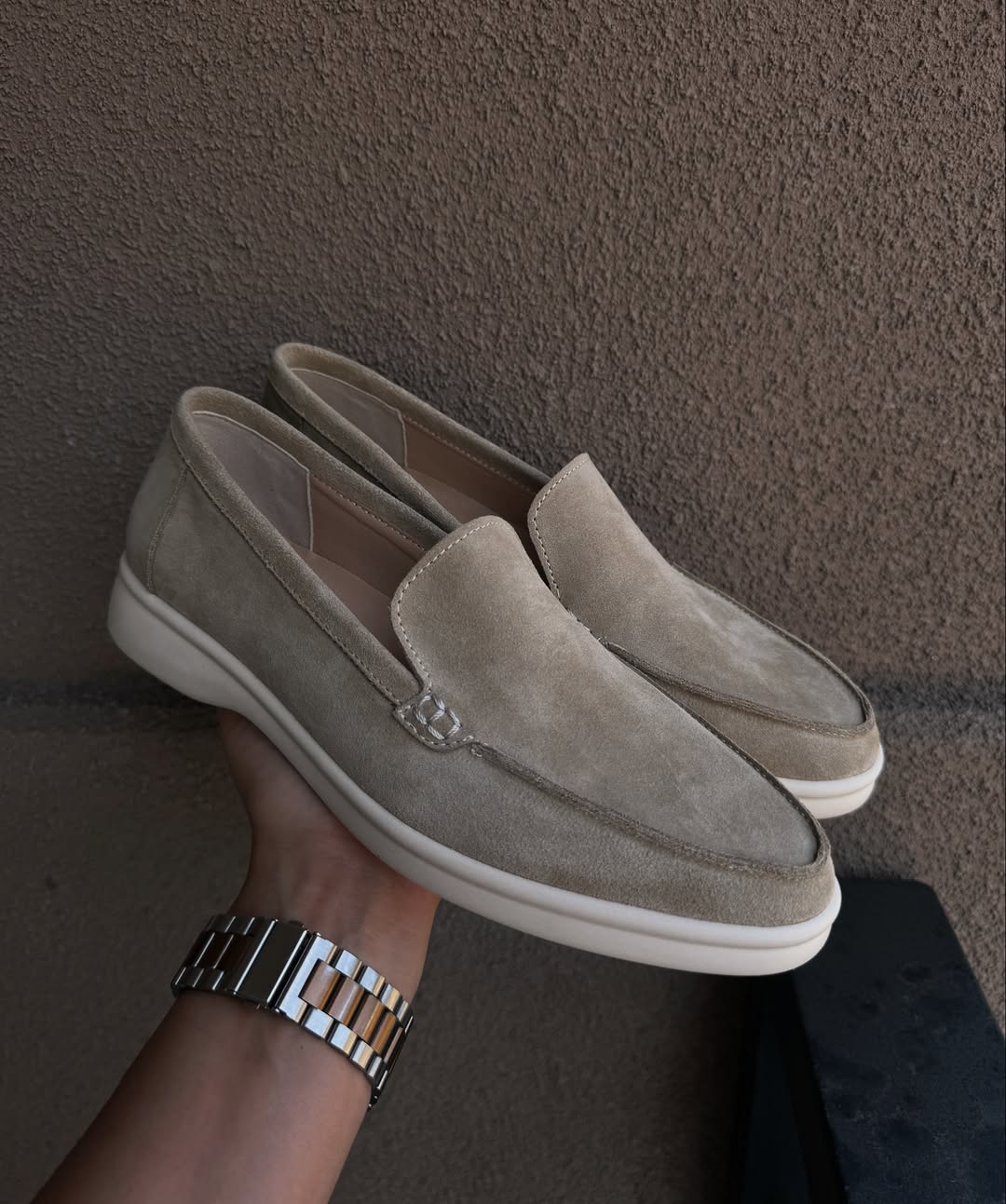 Suede loafers Kelly
