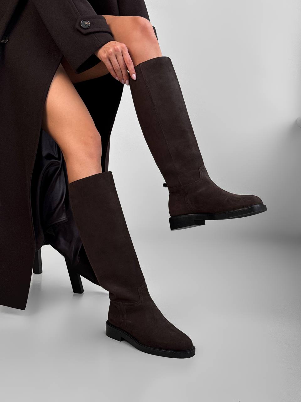 Brown high boots Sonata