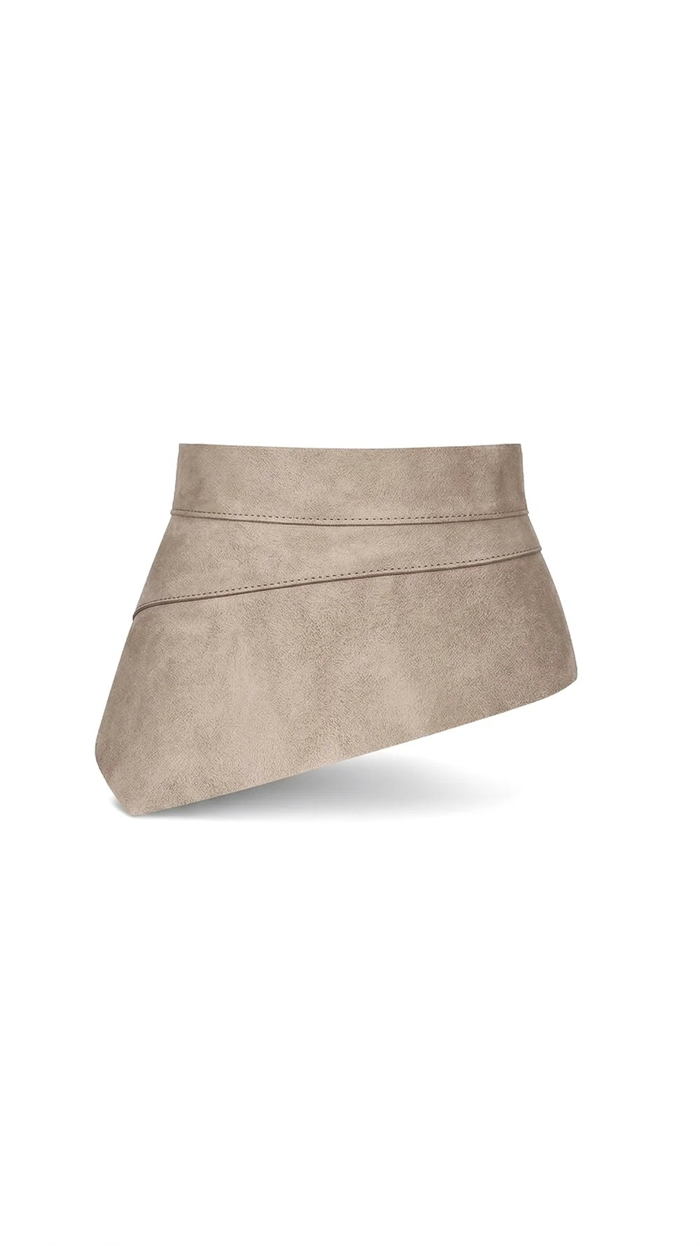 Beige Suede Basque Belt