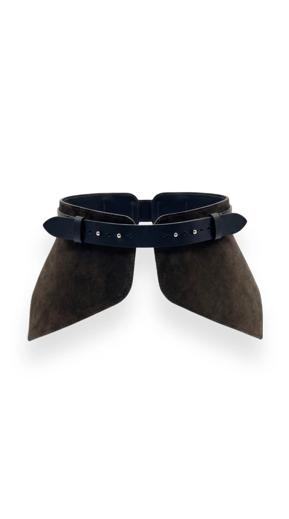 Brown Suede Basque Belt
