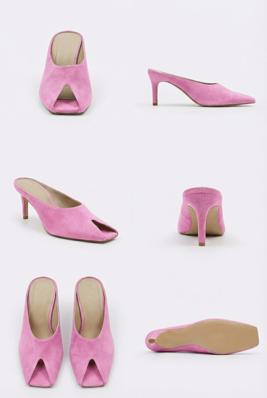 Pink suede sandals miu