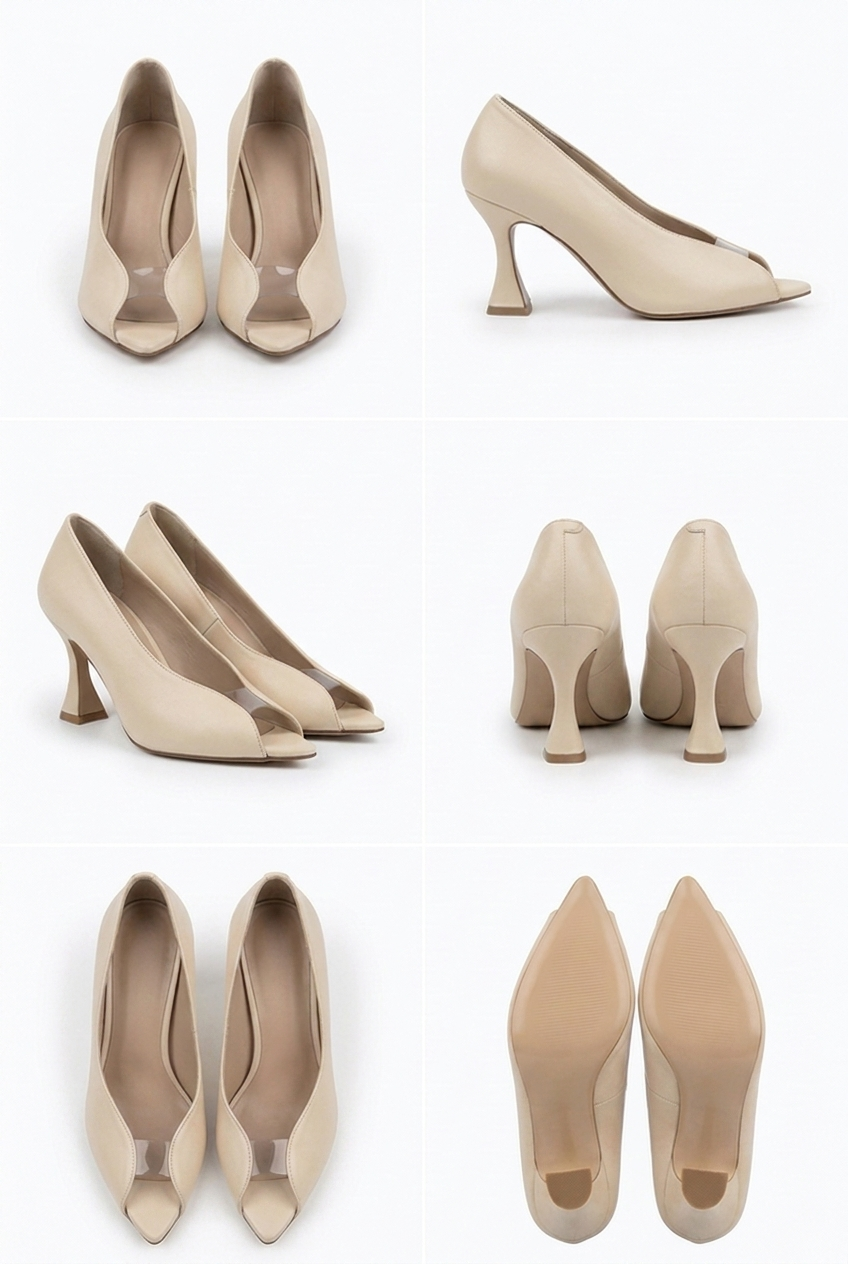Heeled sandals Ruby beige