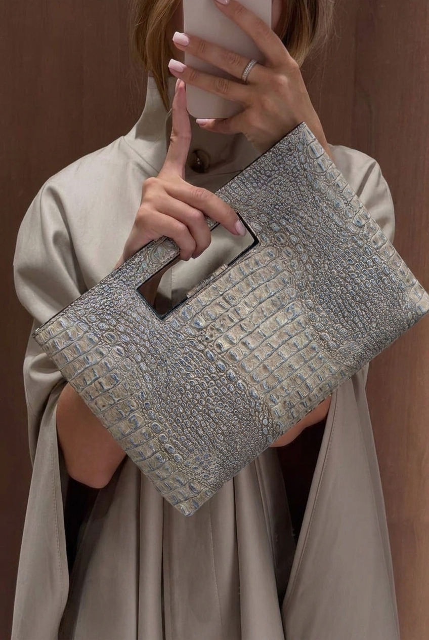 Leather bag Snake