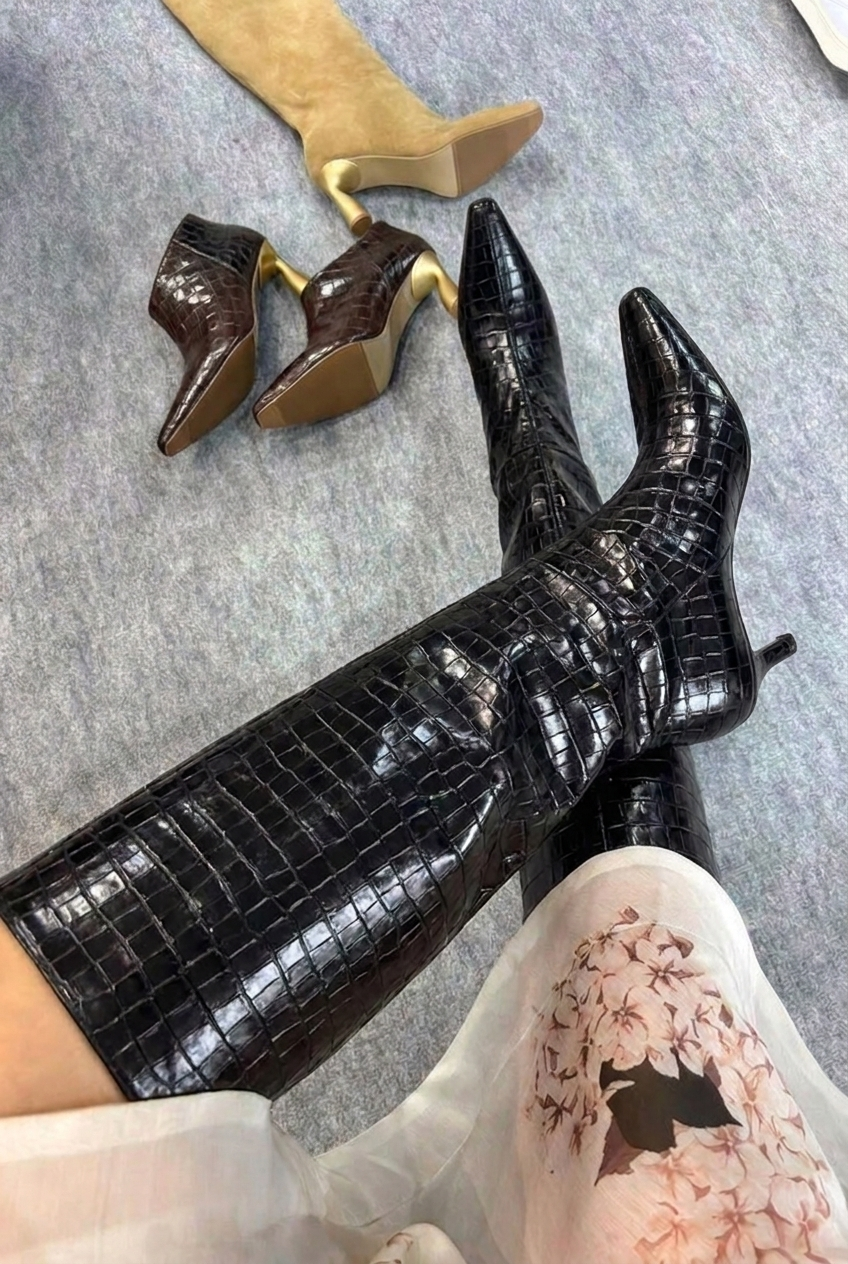 Heeled boots Riva