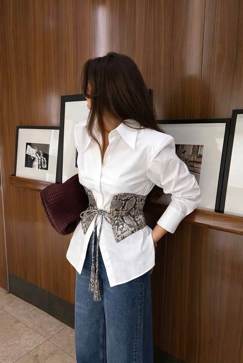 Leather Basque Belt