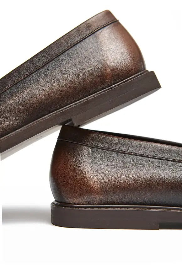 858925 Tabi loafers Bronze