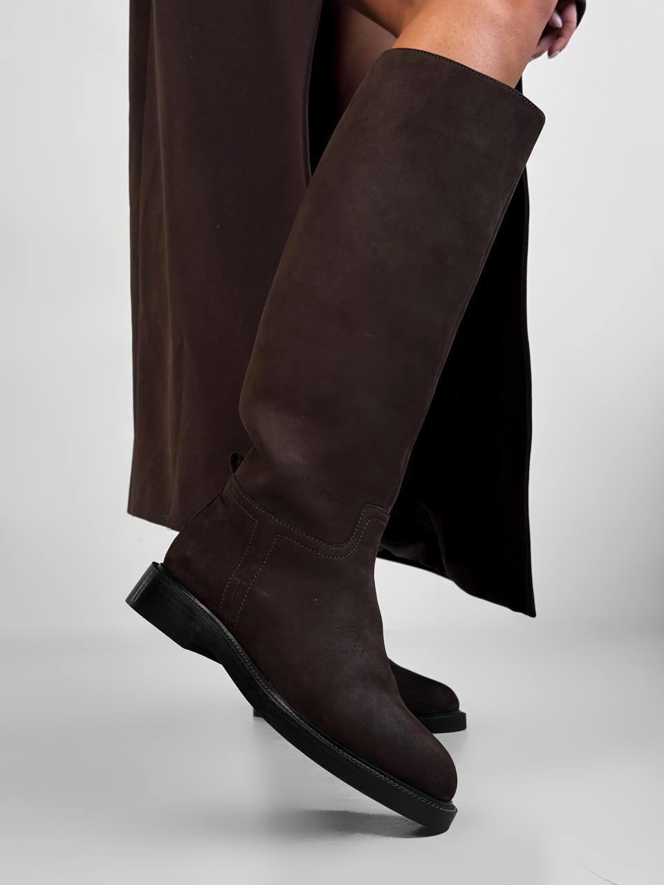 Brown high boots Sonata