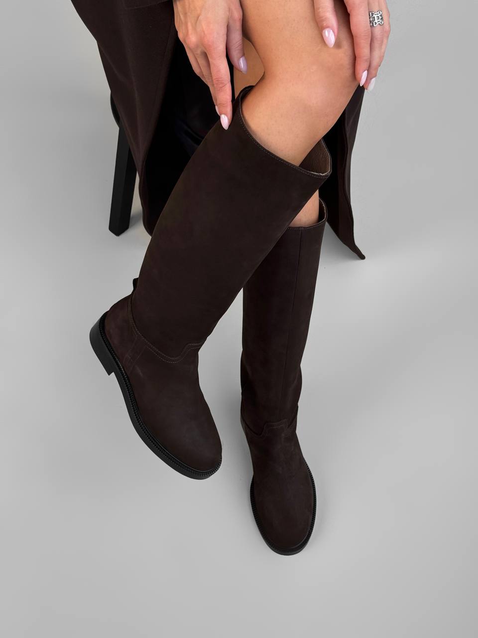 Brown high boots Sonata